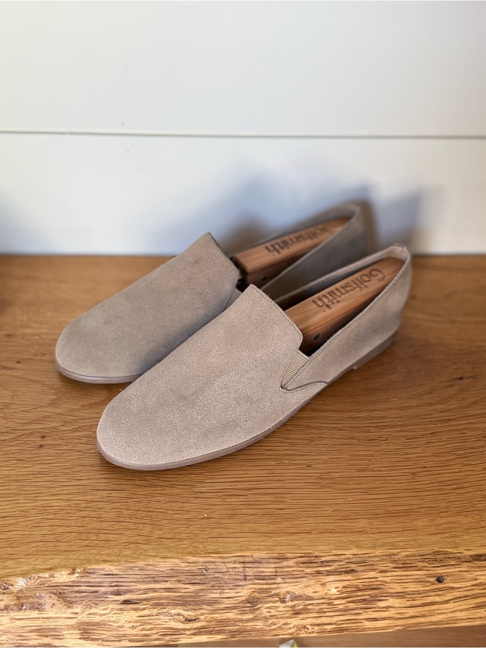 100% Genuine Soft Suede Leather LuckyBrand Loafers ExcellentCondition Minimalist